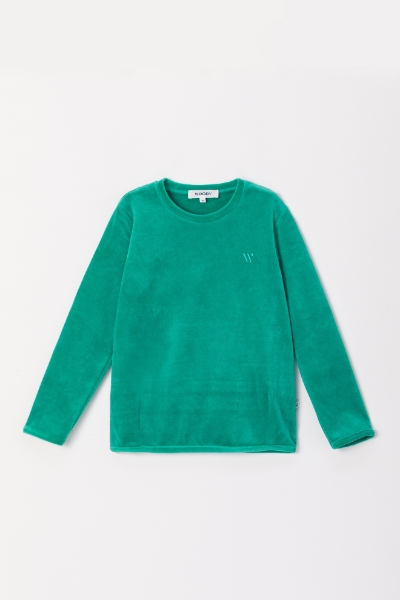 Resim 2-8 Yaş Kız Sweatshirt-Vdu - 752-Nefti Yeşil