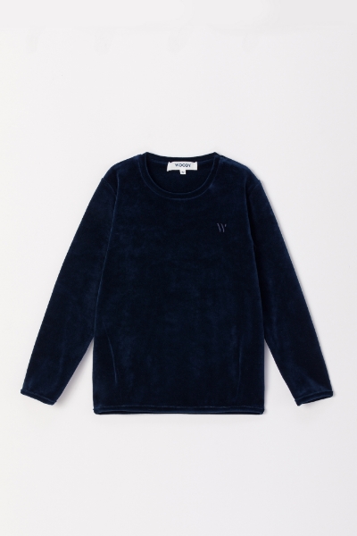 Resim 2-8 Yaş Kız Sweatshirt-Vdu - 895-Lacivert