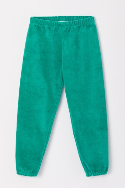Resim 10-16 Yaş kadife jogger-Vdl - 752-Nefti Yeşil
