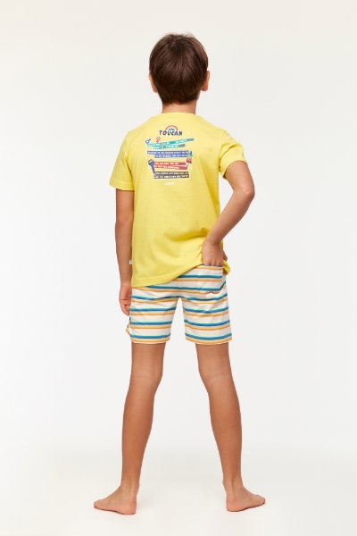 Resim 2-8 Yaş Erkek Çocuk Pijama-Pss - 651-Sarı