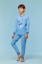 Resim 2-8 Yaş Erkek Çocuk Pijama-Plc - 913-Balina Temalı Çizgili Mavi