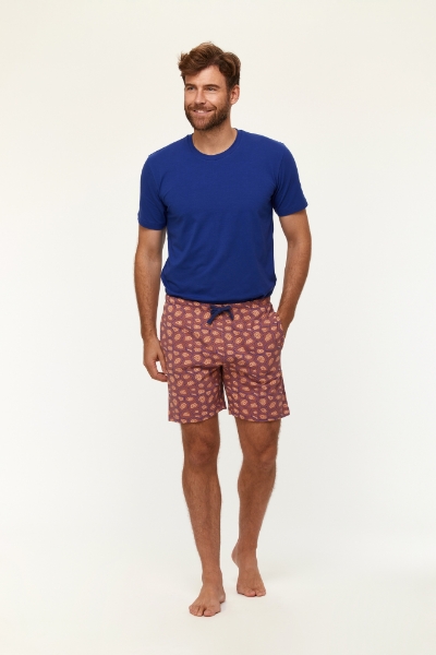 Resim Erkek Pijama-Qrs - 856-Soğuk Mavi