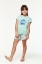 Resim 2-8 Yaş Kız Çocuk Pijama-Bst - 702-Su Yeşili