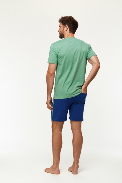 Resim Erkek Pijama-Qpb - 724-Elmas Yeşili