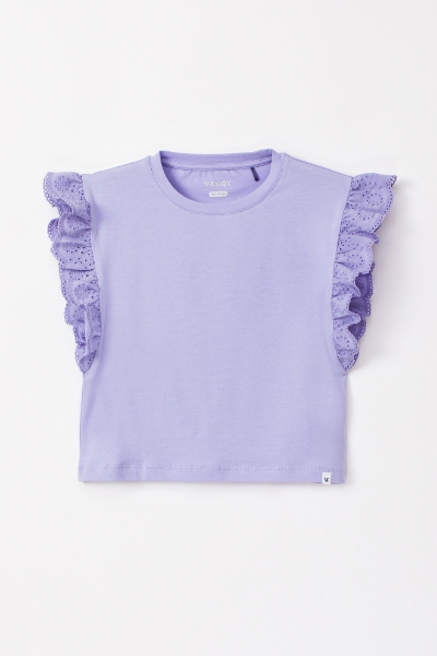 Resim 10-16 Yaş Kız Çocuk Pijama-Ypc - 306-Lavanta