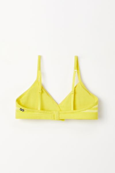 Resim Sütyen-Bra - 918-Tukan Temalı Çizgili Sarı