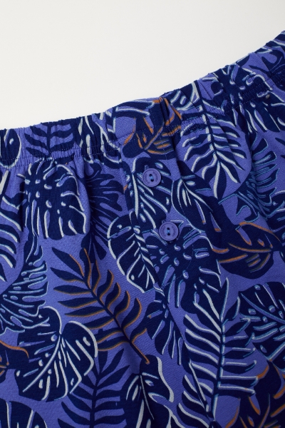 Resim 10-16 Yaş Erkek Çocuk Boxer-Qlb - 930-Tukan Temalı Çok Renkli Lacivert