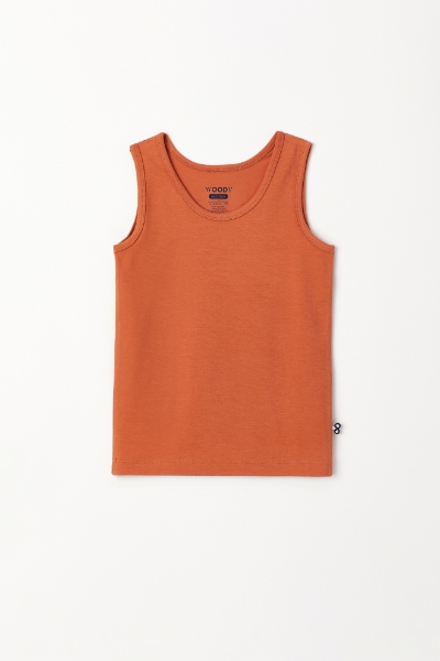 Resim 10-16 Yaş Erkek Çocuk Atlet-Ves - 202-Yanık Turuncu