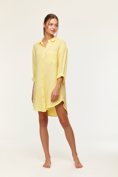 Resim Kadın Gecelik-Ydc - 609-Açık Sarı