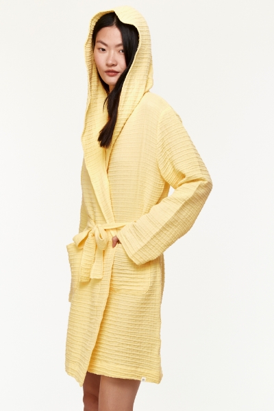 Resim Müslin Sabahlık-Yna - 609-Açık Sarı