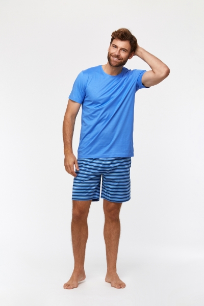 Resim Erkek Pijama-Mrs - 866-Deniz Mavisi