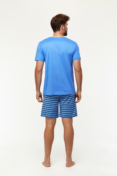 Resim Erkek Pijama-Mrs - 866-Deniz Mavisi