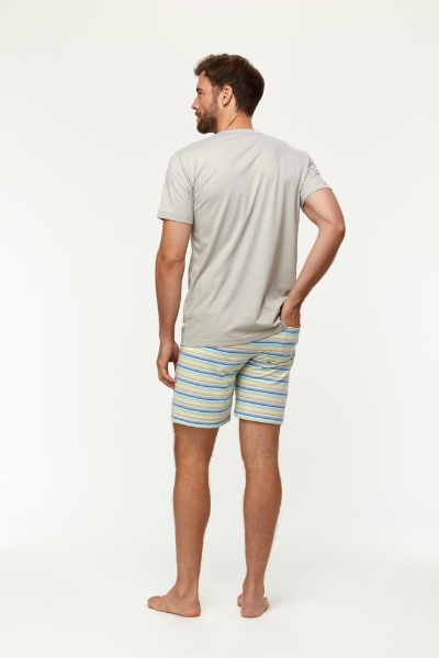 Resim Erkek Pijama-Psu - 118-Gri