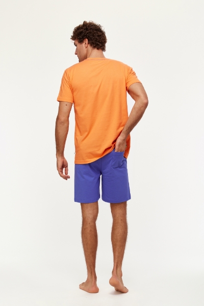 Resim Erkek Pijama-Psu - 539-Papaya Rengi