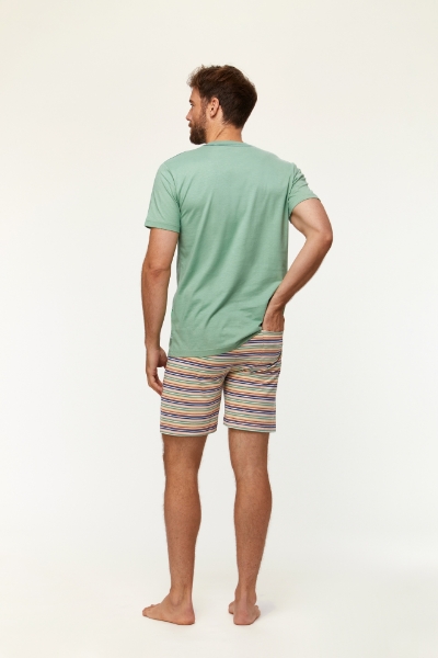 Resim Erkek Pijama-Psu - 724-Elmas Yeşili