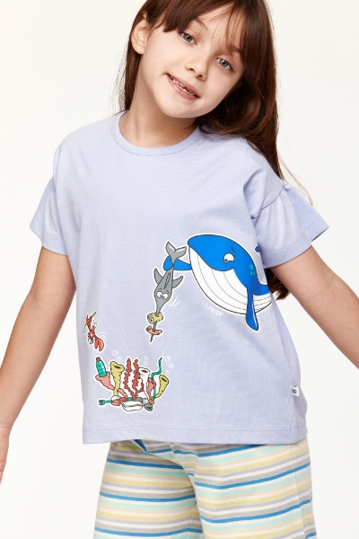 Resim 10-16 Yaş Kız Çocuk Pijama-Bsk - 306-Lavanta