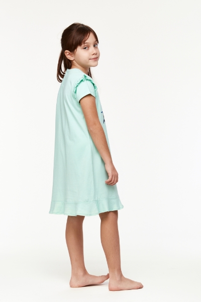 Resim 2-8 Kız Çocuk Gecelik-Bdr - 702-Su Yeşili