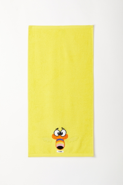 Resim Pamuklu Banyo 2'li Havlu Seti-Ttw - 651-Sarı