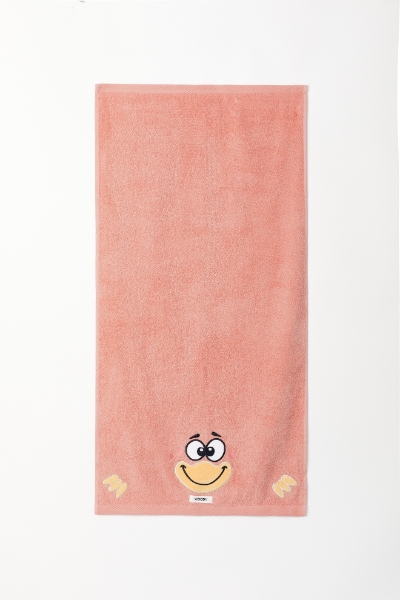 Resim Pamuklu Banyo 2'li Havlu Seti-Ttw - 491-Pudra Pembesi