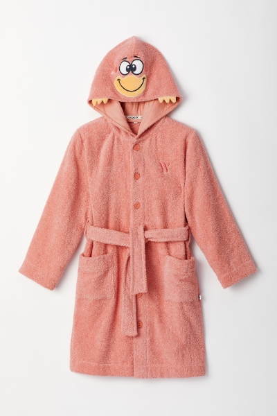 Resim 10-16 Yaş Pamuklu Havlu Bornoz-Roa - 491-Pudra Pembesi