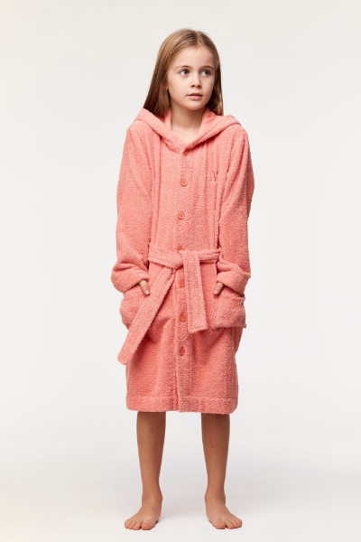 Resim 10-16 Yaş Pamuklu Havlu Bornoz-Roa - 491-Pudra Pembesi