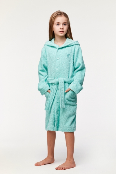 Resim 10-16 Yaş Pamuklu Havlu Bornoz-Roa - 702-Su Yeşili