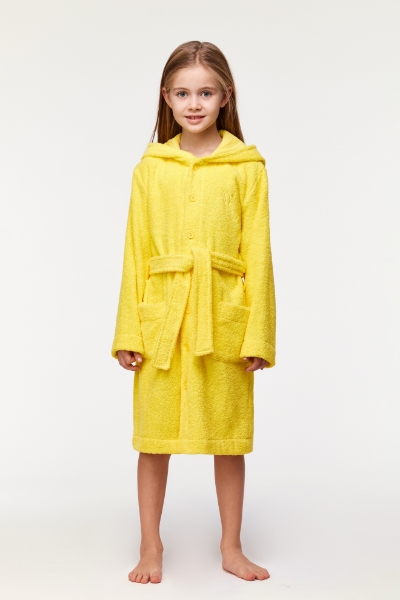 Resim 2-8 Yaş Pamuklu Havlu Bornoz-Roa - 651-Sarı