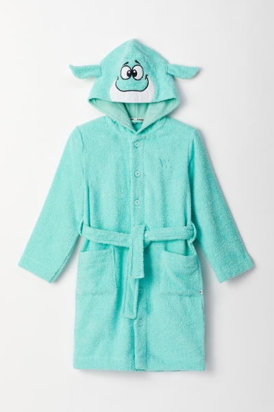 Resim 2-8 Yaş Pamuklu Havlu Bornoz-Roa - 702-Su Yeşili