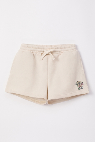 Resim Kadın Şort-Slq - 110-Parlak Beyaz