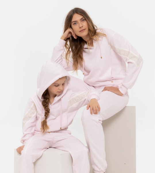 Resim Sweat jogger pantolon-Mlg - 412-Toz Pembe