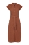 Resim Önden düğmeli rahat kesim elbise-Tda - 261 RUSSET