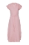 Resim Önden düğmeli rahat kesim elbise-Tda - 424-Şeker Pembe