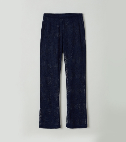 Resim Dantel pantolon-Lpı - 878-Kozmik Lacivert