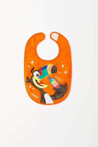 Resim Pamuklu Mama Önlüğü-Bıb - 030-Tukan Temalı