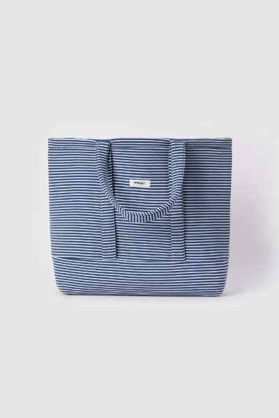 Resim ÇANTA-Yba - 908-Tukan Temalı Çizgili Mavi