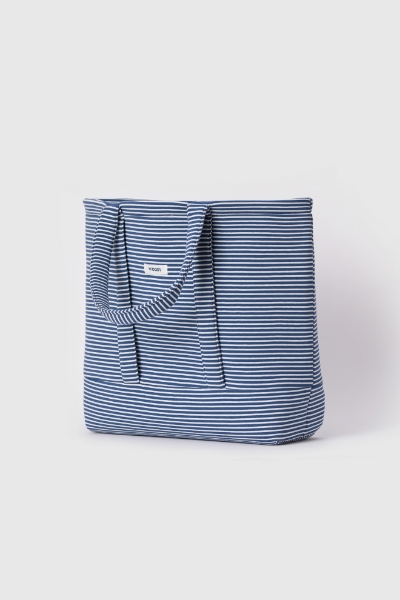 Resim ÇANTA-Yba - 908-Tukan Temalı Çizgili Mavi