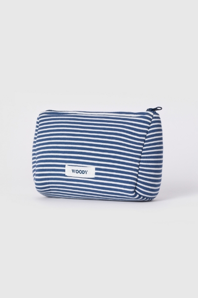 Resim ÇANTA-Wba - 908-Tukan Temalı Çizgili Mavi