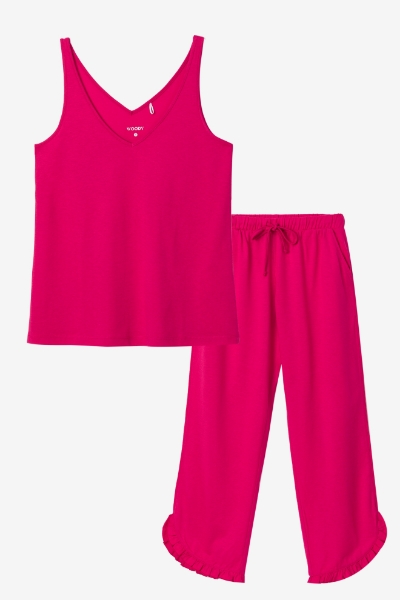 Resim Kadın Pijama-Gls - 469-Fuşya