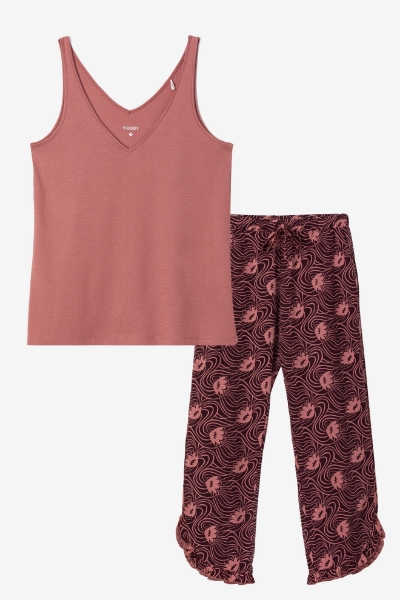 Resim Kadın Pijama-Gls - 456-Romantik Pembe