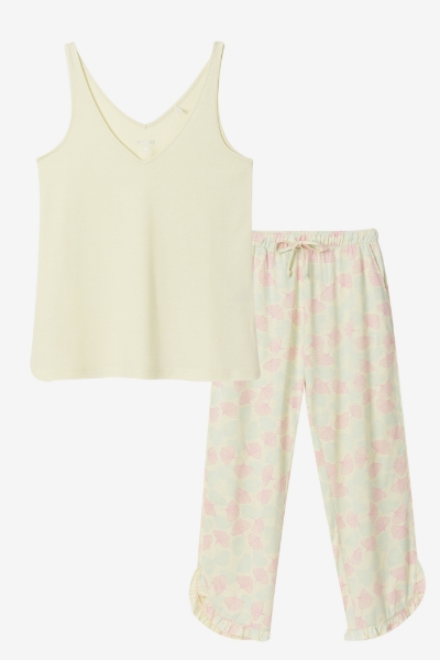 Resim Kadın Pijama-Gls - 701-Doğa Yeşili