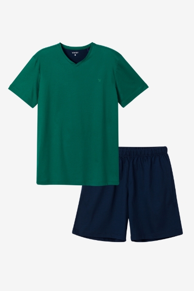 Resim Erkek Pijama-Fvs - 785-Nefti Yeşili