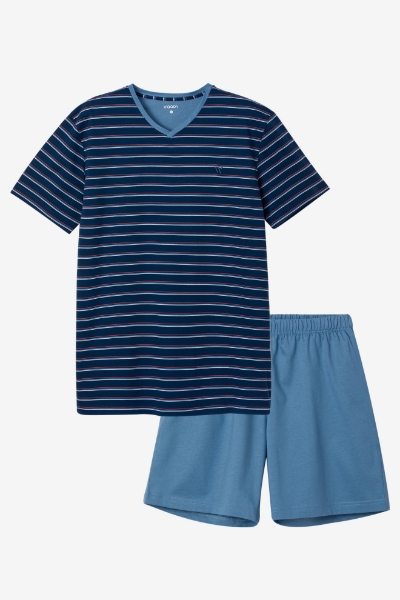 Resim Erkek Pijama-Fvs - 988-Lacivert