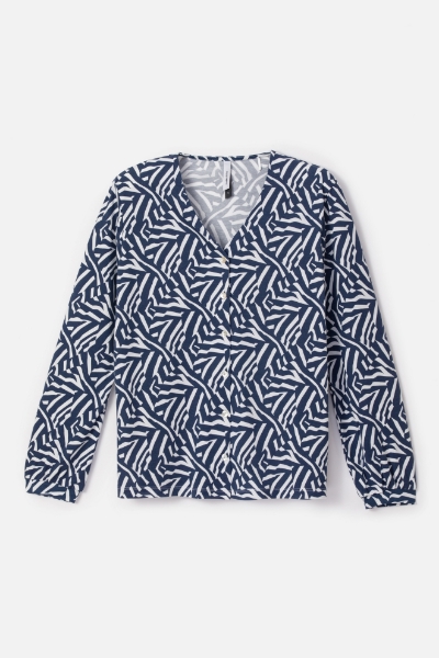 Resim Kadın Pijama-Rmz - 920-Zebra Baskılı